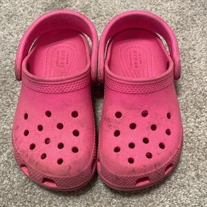 CROCS Kids Vibrant Pink Sandals